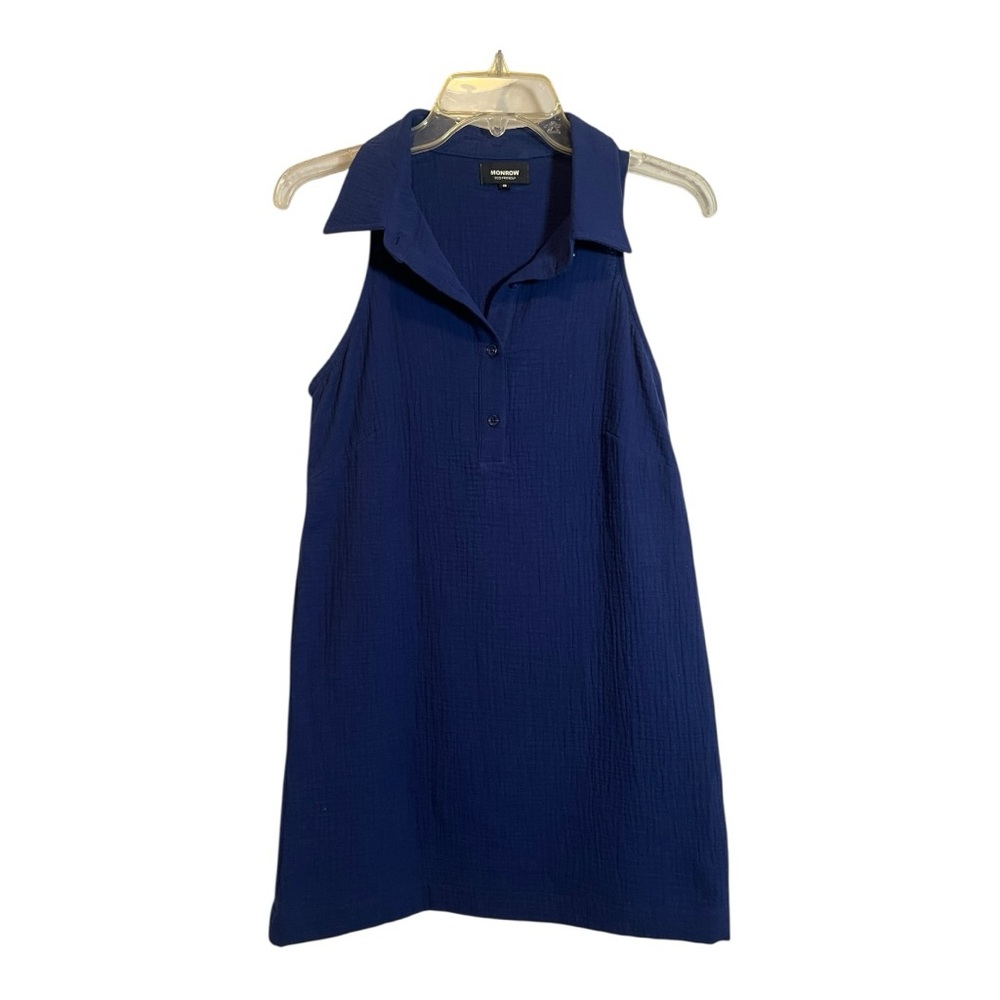 Monrow Organic Cotton Gauze Dress Size XS